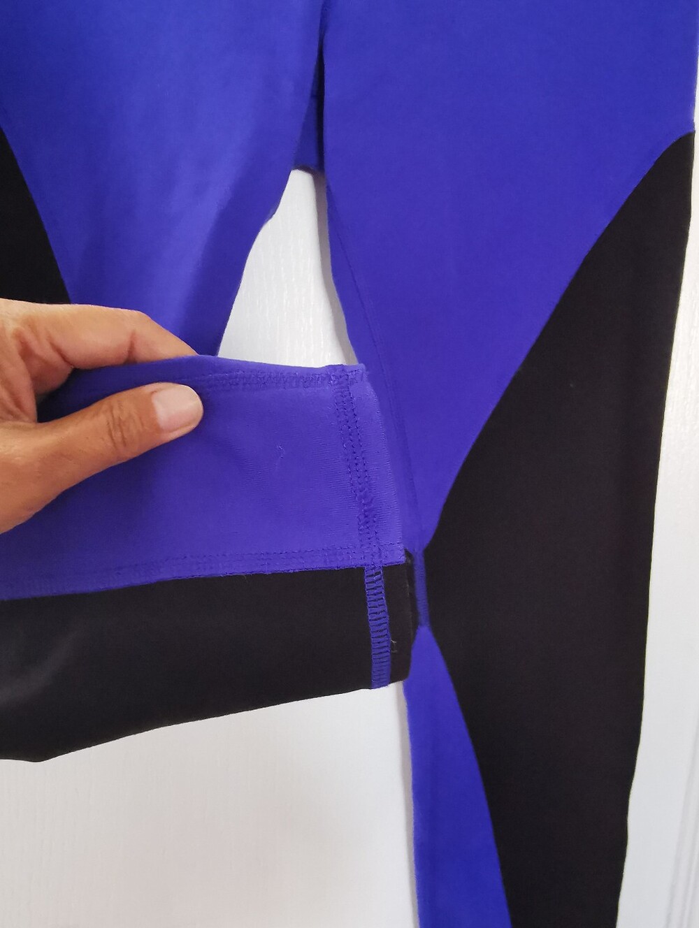 Alo Yoga Alo Illusion 4 Yoga Leggings size L Electric blue and Black - Picture 7 of 13